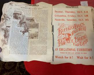 #141	Buffalo Bills wild west booklet "as is cover"	 $230.00 			

