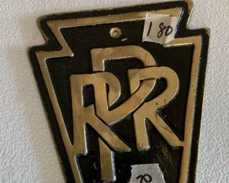 #180	RRP Brass sign	 $20.00 			
