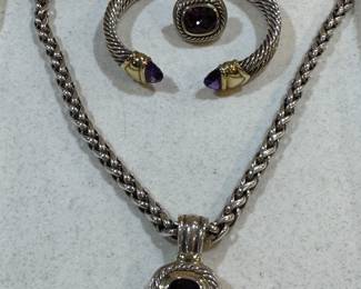 David Yurman .925/14k