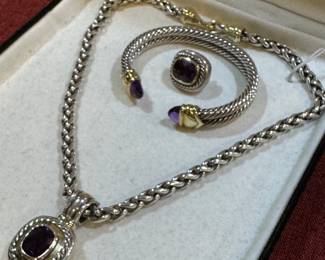 David Yurman .925/14k