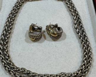 David Yurman .925/14k