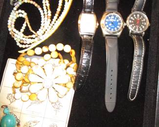 Loads of jewelry including sterling, turquoise, rhinestones and bagged lots