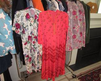 1990's and designer ladies clothing at least 4 closets FULL plus men's 1990's until current