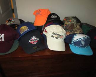 Loads of snap back trucker hats