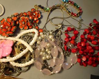 Loads of jewelry including sterling, turquoise, rhinestones and bagged lots