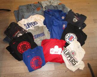 Tons of LA Clippers gear