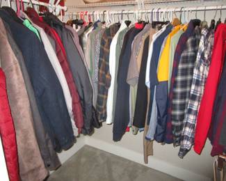 Huge huge huge amount of men's clothing and shoes