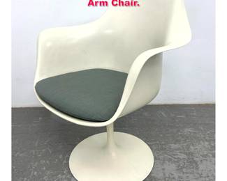 Lot 350 Eero Saarinen Knoll Tulip Dining Arm Chair. 