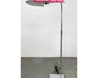 Lot 417 KOCH AND LOWY Chrome Floor Lamp. Marked. 