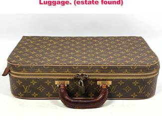 Lot 22 Louis Vuitton Soft side overnight bag Luggage. estate found 