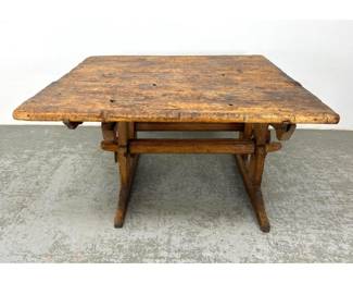 Lot 143 Rustic Pine Tavern Table. 
