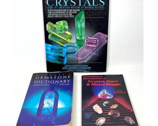 Lot 617 3 Gem and Crystals Books.