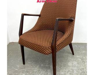 Lot 314 Jens Risom Style Walnut Sculptural Arm Chair