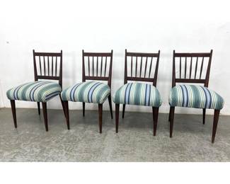 Lot 248 4 pcs French dining chairs 