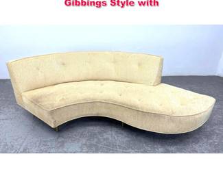 Lot 588 Mid Century Serpentine Sofa Gibbings Style with 