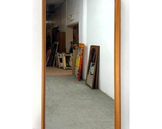 Lot 499 Danish Modern Teak Wall Mirror