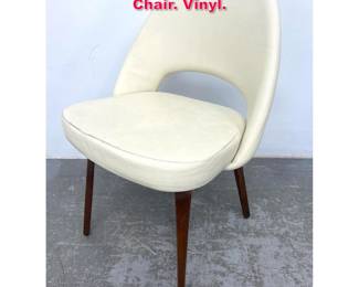Lot 106 Eero Saarinen Knoll Executive Side Chair. Vinyl. 