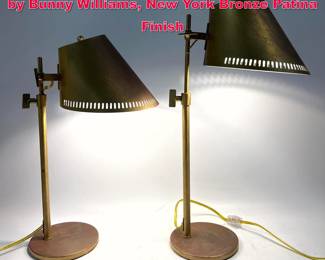 Lot 268 Paavo Tynell 9227 Style Lamp made by Bunny Williams, New York Bronze Patina Finish