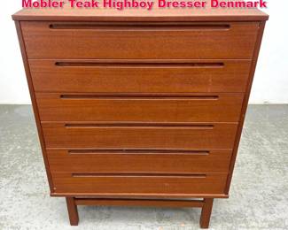 Lot 527 Danish Modern Nils Jonsson for HJN Mobler Teak Highboy Dresser Denmark