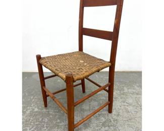 Lot 337 Necie Signed Shaker Style Chair. 