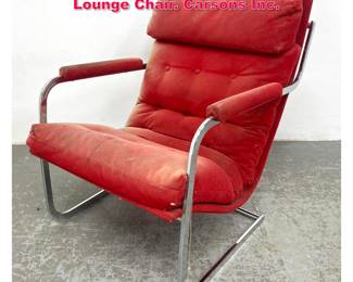 Lot 584 Milo Baughman Style Cantilever Arm Lounge Chair. Carsons Inc. 