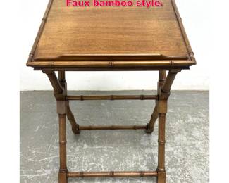 Lot 239 BRANDT Lectern Music Book Stand. Faux bamboo style. 