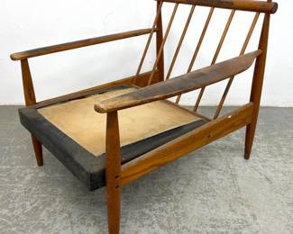 Lot 583 Folke Olsen Style Lounge Chair. 