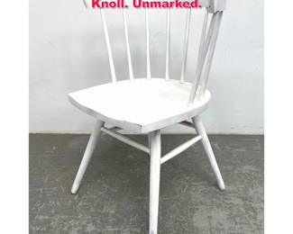 Lot 332 George Nakashima Straight Chair for Knoll. Unmarked.
