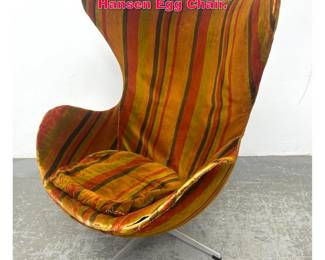 Lot 141 Early 1963 Arne Jacobsen for Fritz Hansen Egg Chair. 