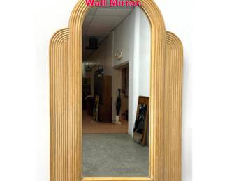 Lot 307 Pencil Reed style arched top Wall Mirror. 