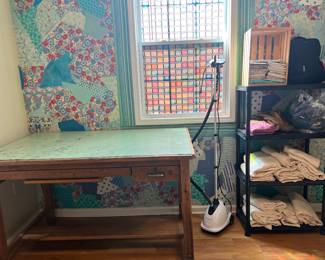 Antique drafting table, of course the top tilts