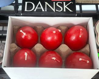 Dansk egg candles new in box