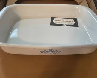 Corning ware Cornflower pattern roaster
