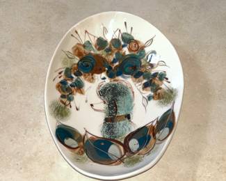 Sasha Brastoff poodle bowl