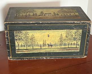 Robert Williams  Woodbury, artist painted box