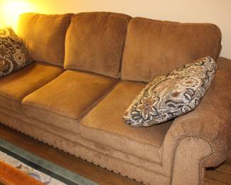 Plush sofa