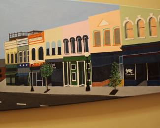Downtown Bloomington art