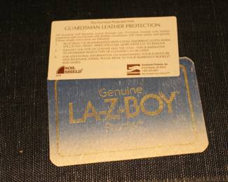 La-z-boy with leather protection