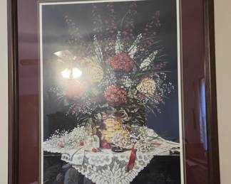 Gilda's Basket , signed and numbered by Tim Bruce