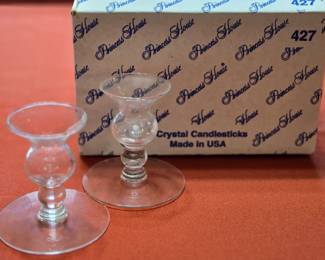 Princess House candle sticks 