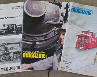 Late 1970s- early 1980s Norfolk and Western magazines