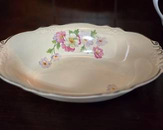 Homer Laughlin- Virginia Rose serving bowl 
