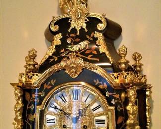 Louis XIV Boulle & Ormolu Mounted Mantle Clock