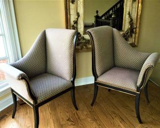 Karges Furniture Set of 2  Left and Right Arm Settees