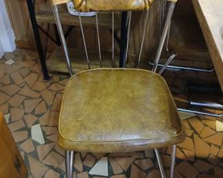 SEARS MID CENT.MOD 4CHAIRS AND TABLE SET