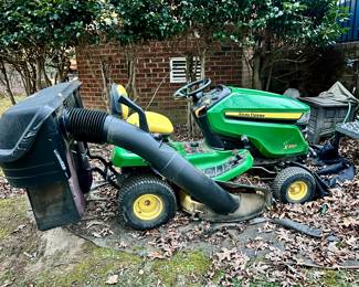 $2000
John Deere x350 
2017 
Includes mulched and cover 
Purchased & Serviced at Quality Equipment in Roxboro