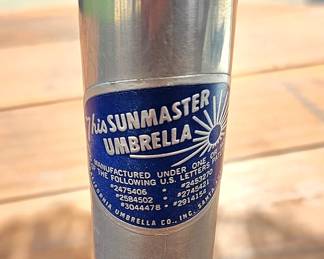 Fabulous Vintage Sunmaster Fringed Patio Umbrella. (Spectacular Condition)