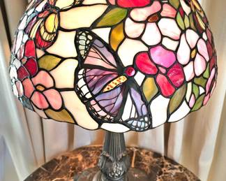 Dale Tiffany Butterfly Table Lamp.
