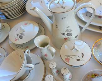 Gorgeous Fine China Set By Rosenthal. (Form 2000 Cherry Blossom Pattern) (No chips or cracks)