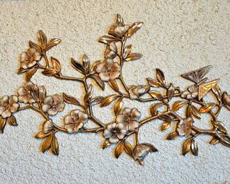 Mid Century Syroco Hollywood Regency Wall Art.